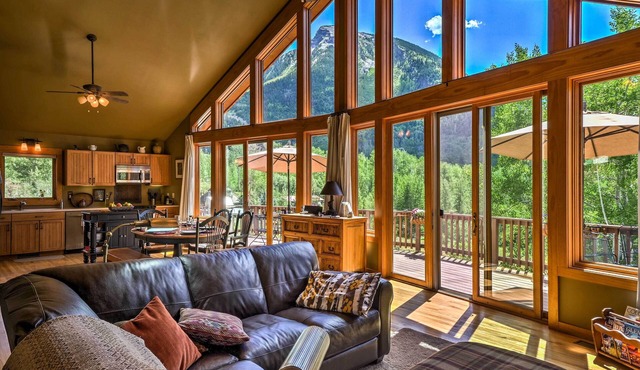 Peaceful Marble, Colorado Home w/Deck & Mtn Views