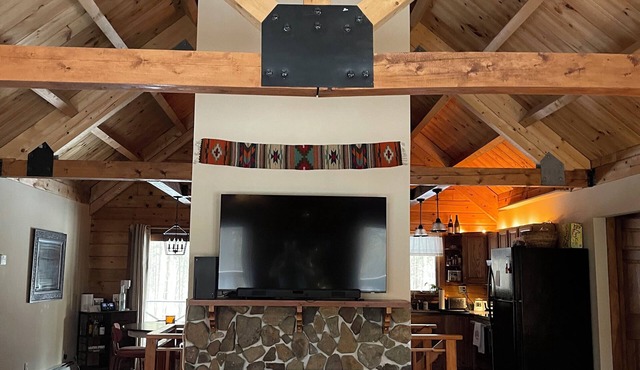 Peaceful Mountain Cabin Near Saratoga With Hot Tub and Snow Shoeing