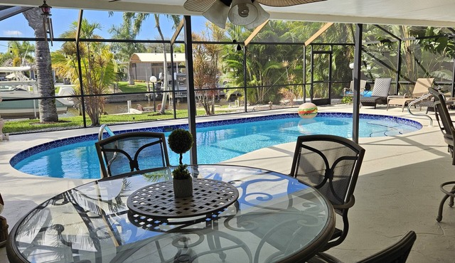 Peaceful Oasis of Cape Coral - Serene Canal Home With Pool