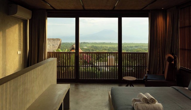 Peaceful one-bedroom villa with private pool, ocean view, and quiet surroundings.