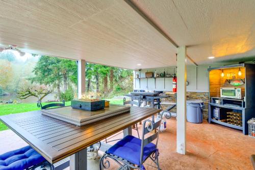 Peaceful Patio View! Waterfront Puget Sound Unit