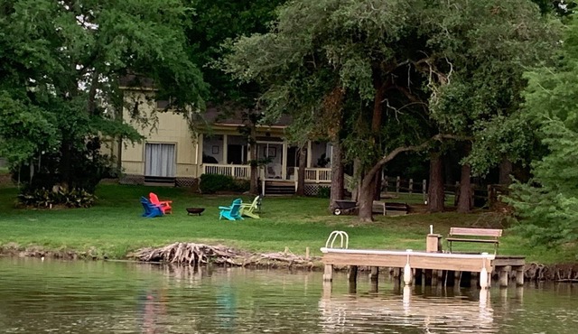 Peaceful, quiet waterfront get-away.