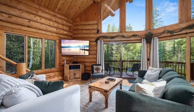 Peaceful Relaxing Astrid Log Cabin