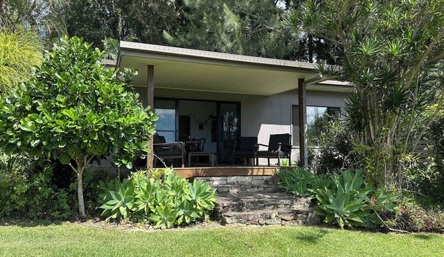Peaceful retreat with panoramic hinterland views, 20 mins to Byron beaches