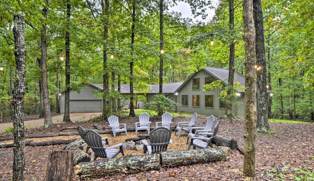 Peaceful & Secluded Home w/Private Fire Pit!