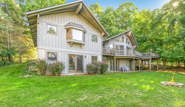 Peaceful, two-story home with a firepit & washer/dryer - close to the beach