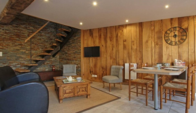 Peaceful village house with private garden, terrace, and modern amenities in Genêts