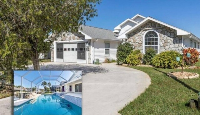 Peaceful Waterfront Pool Home by RedAwning