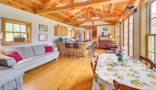 Peaceful Wiscasset Retreat w/ Deck & Bay Views!