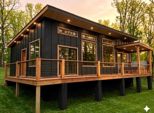 Peaceful Wooded Getaway with Hot Tub, Fire Pit & Scenic Views in Pittsburg, Missouri