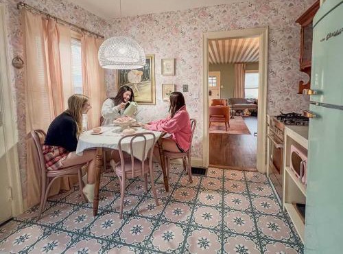 Peaches and Cream Coffee and Confetti Villa