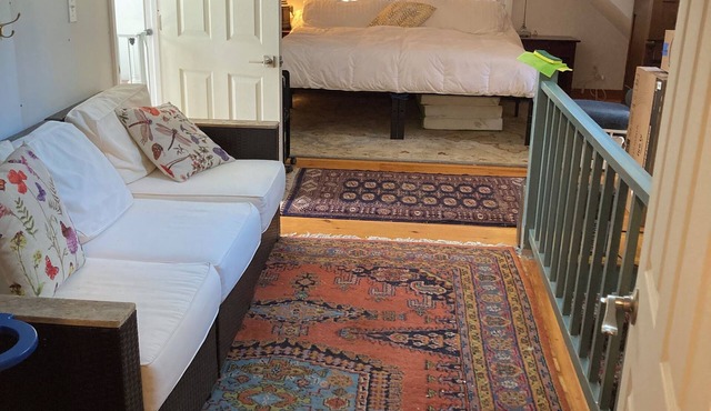 Peaks Island Retreat adjacent to miles of trails and steps from the ocean.