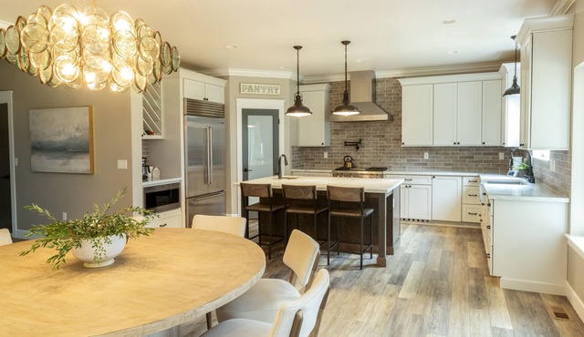 Peakside Retreat with Chefs Kitchen, Theater, Game, Kids Rooms by Design
