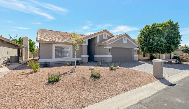 Pebblecreek 55+ Resort community. Virtually brand-new home with heated pool!