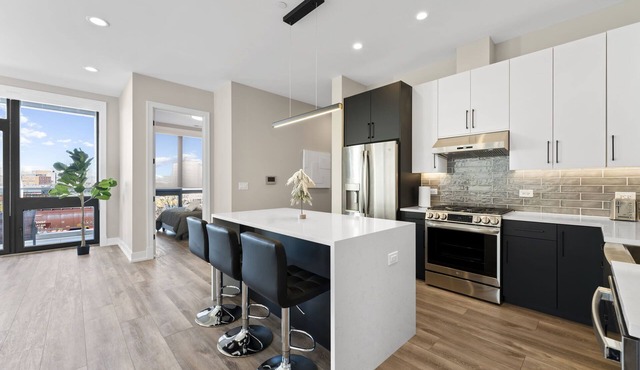 Penthouse 3bd/2ba New Chicago Condo w/Balcony