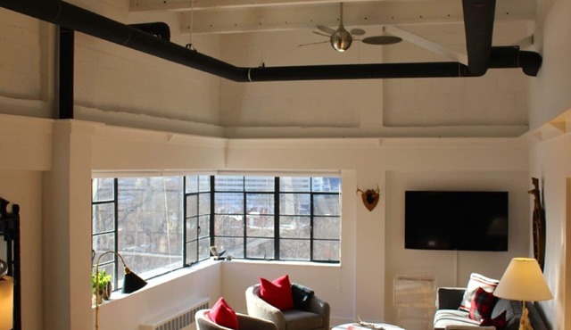 Penthouse Loft with City Views