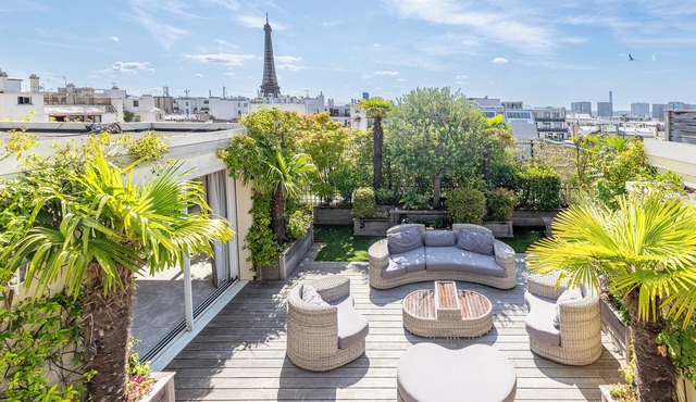 Penthouse Trocadéro - 360° Paris, Eiffel Tower, 5 Bedrooms, 250m² (+100m²) Luxury