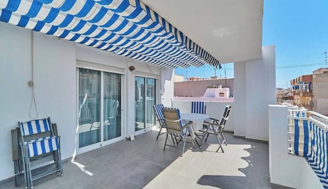 Penthouse with BBQ and terrace 23 m2 | king size bed