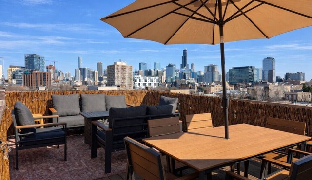 Penthouse with Private Rooftop and Skyline Views