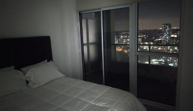 Penthouse with swimming pool, saunas, fitness room, BBQ area and indoor carwash.