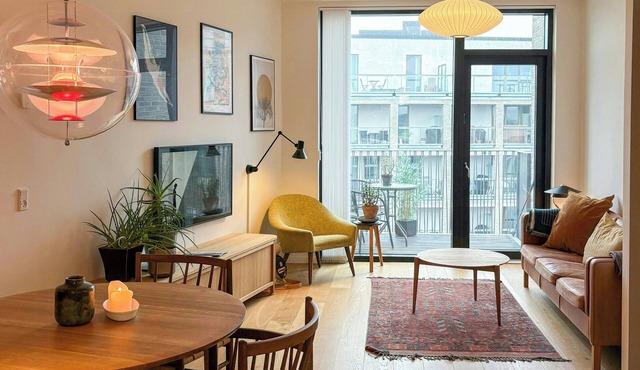 Penthouse with two balconies near Vesterbro