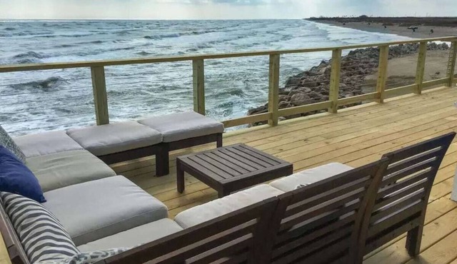 Perched on the Beach - Beach Front Home