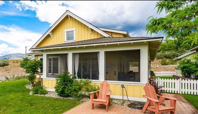 Perched on the hill overlooking Veranda Beach & Lake Osoyoos