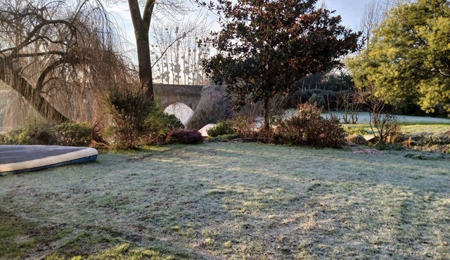 Perched terraces on the Oudon river in Segré