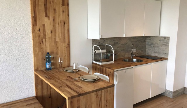 Perchoir 1: High-end studio with Scandinavian style very bright with a view