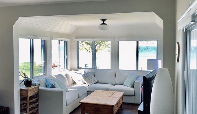 Perfect Family Lake Erie Beach House with Private Sandy Beach & Amazing Sunsets
