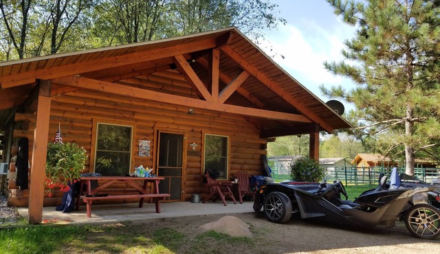 Perfect for Families & Friends, Pet Friendly, Horse Theme, Log Cabin, Fireplace