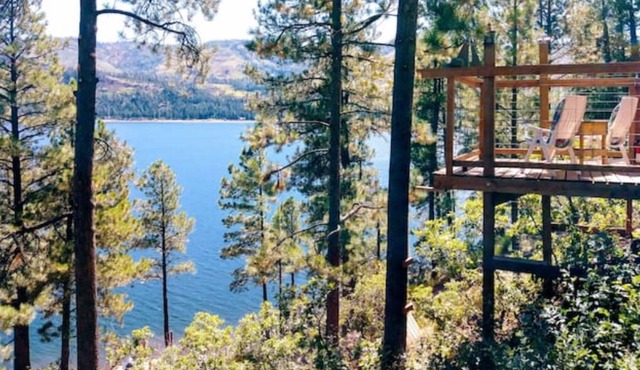 Perfect Getaway Cabin w/views of the lake, perfect for stargazing!