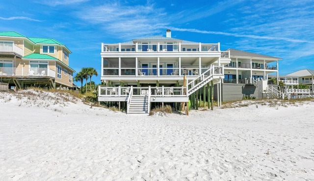 Perfect Gulf front Beach House In Gulf Trace, Grayton Beach, 30A,