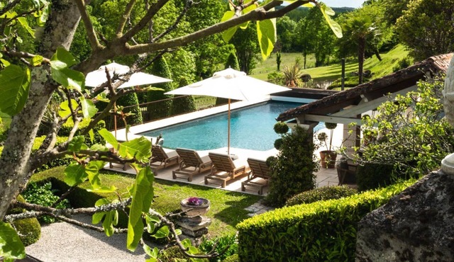 Perigord's Majestic Villa With Lush Nature View