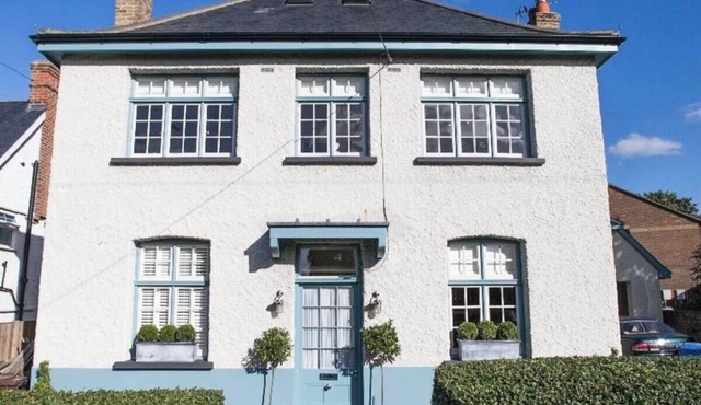 Period property a short walk from the beach.