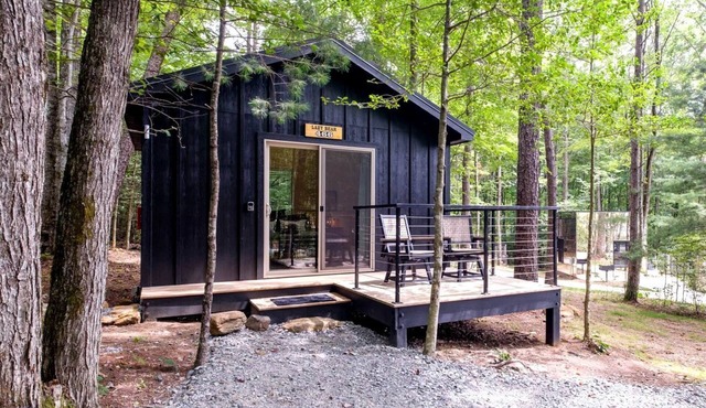Pet-Friendly Paradise: Luxury Glamping Cabin in Pisgah Forest for You and Your Furry Friend