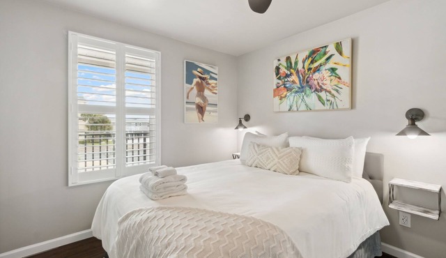Pet-Friendly 1BR Condo Steps to Beach Outdoor Space + Partial Views