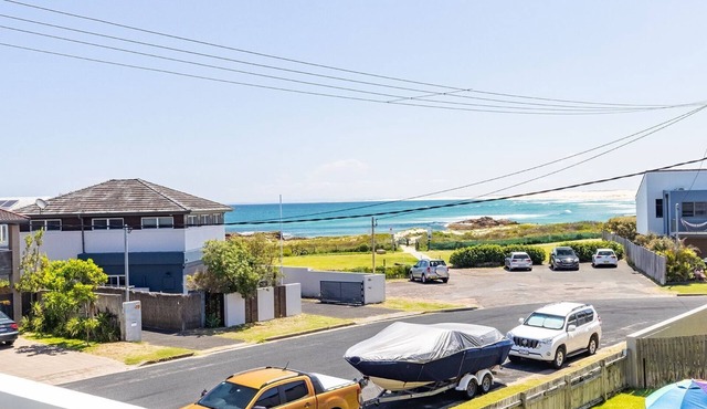 Pet friendly Anna Bay Beach Shack, 44 Ocean Avenue - fantastic 2 storey house with spectacular views