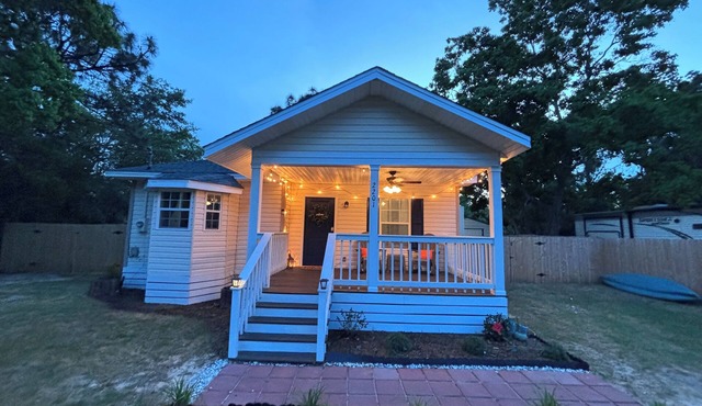 Pet-Friendly Beach Retreat w Fenced Yard & Fire Pit