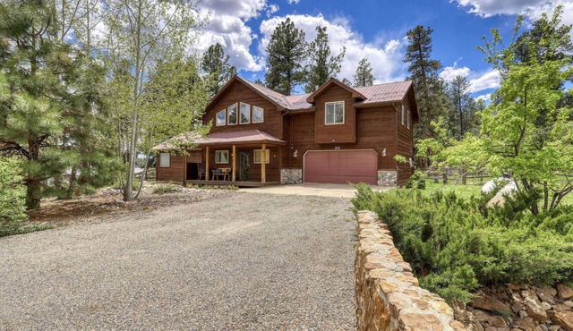Pet Friendly Cabin w/Huge Deck, Mountain Views, & Access to Turkey Springs Trails