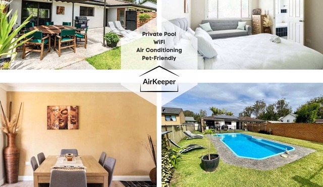 Pet-Friendly Coastal Home w/ Pool / Wyongah NSW
