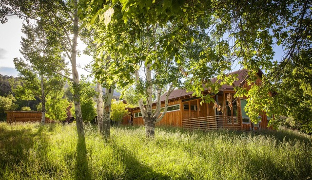 Pet Friendly Contemporary Ranch Home with Stunning Views on Main Elk Creek!