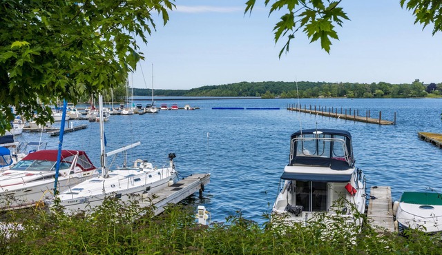 Pet Friendly Cottage - Waterfront Cottage - There is waterfront; and there is everything else! This is Waterfront with marina views
