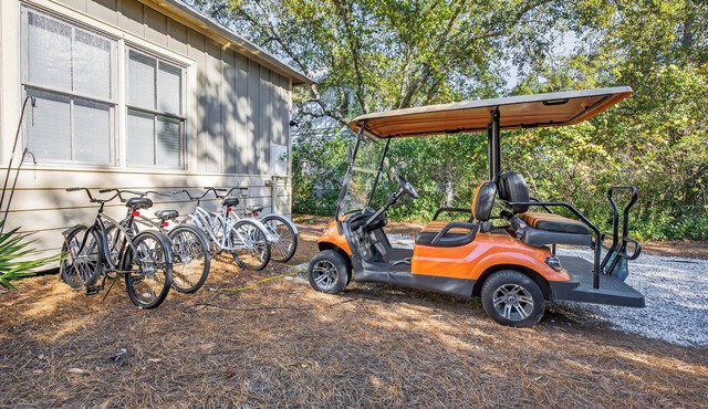 Pet Friendly! 🐶 Golf Cart & Bikes Included!