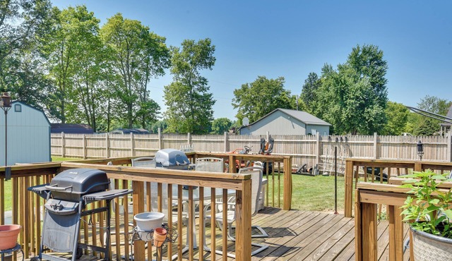 Pet-Friendly Goshen Abode w/Sauna & Fenced Yard!