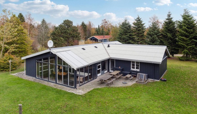 Pet friendly home in Væggerløse with sauna