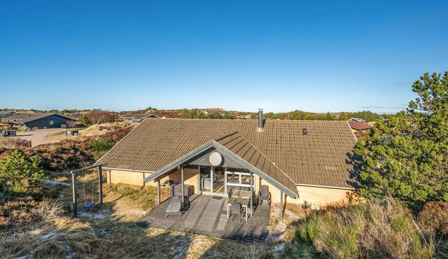 Pet friendly home in Henne with sauna