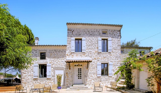 Pet friendly home in Ruoms with private swimming pool, can be inside or outside