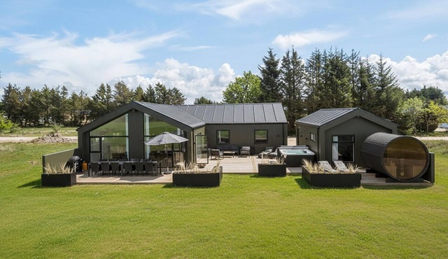 Pet friendly home in Saltum with sauna