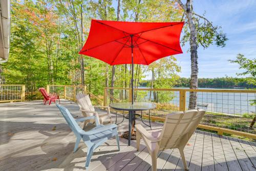 Pet-friendly Lakefront Gaylord Home with Dock!